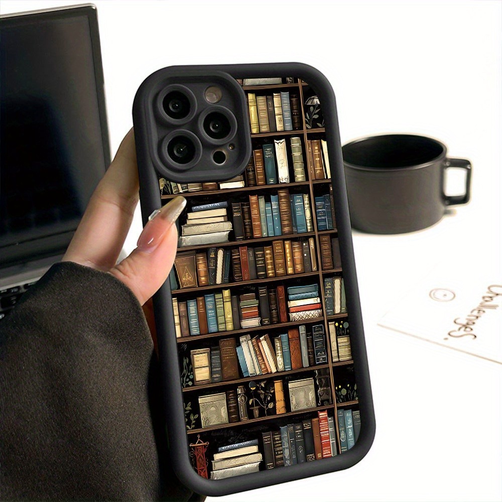 Phone Cases Otterbox - Book Shelf Creative Pattern Phone Case