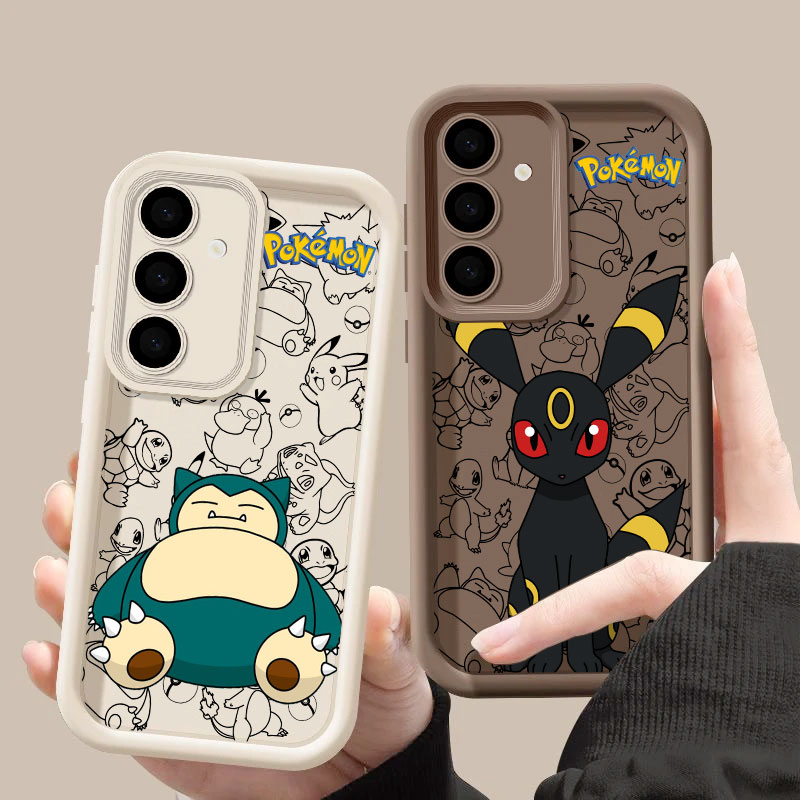 Phone Cases Samsung S25 Ultra - Snorlaxs Umbreons P-Pokemons Anime S26 Ultra