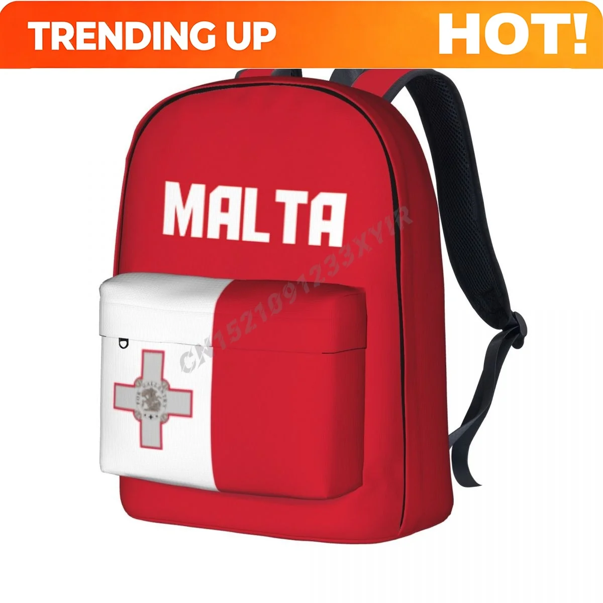 Phone Cases Malta - Custom Bag Unisex Backpack Malta Flag