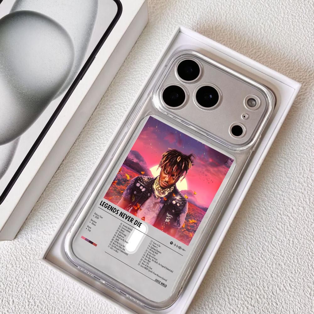 Phone Cases Clear - J-Juice WRLD Singer Album Phone Case