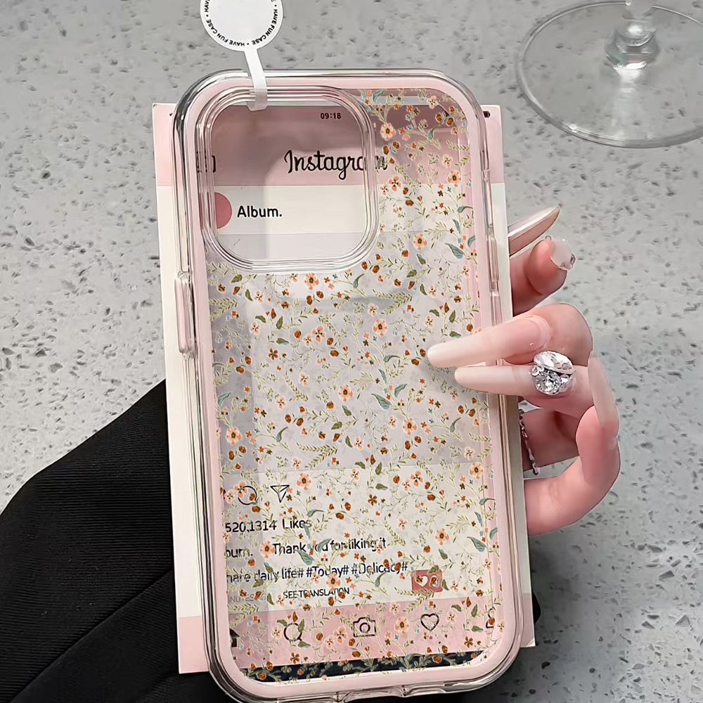 Phone Cases Clear - Wildflowers Clear Phone Case For iPhone