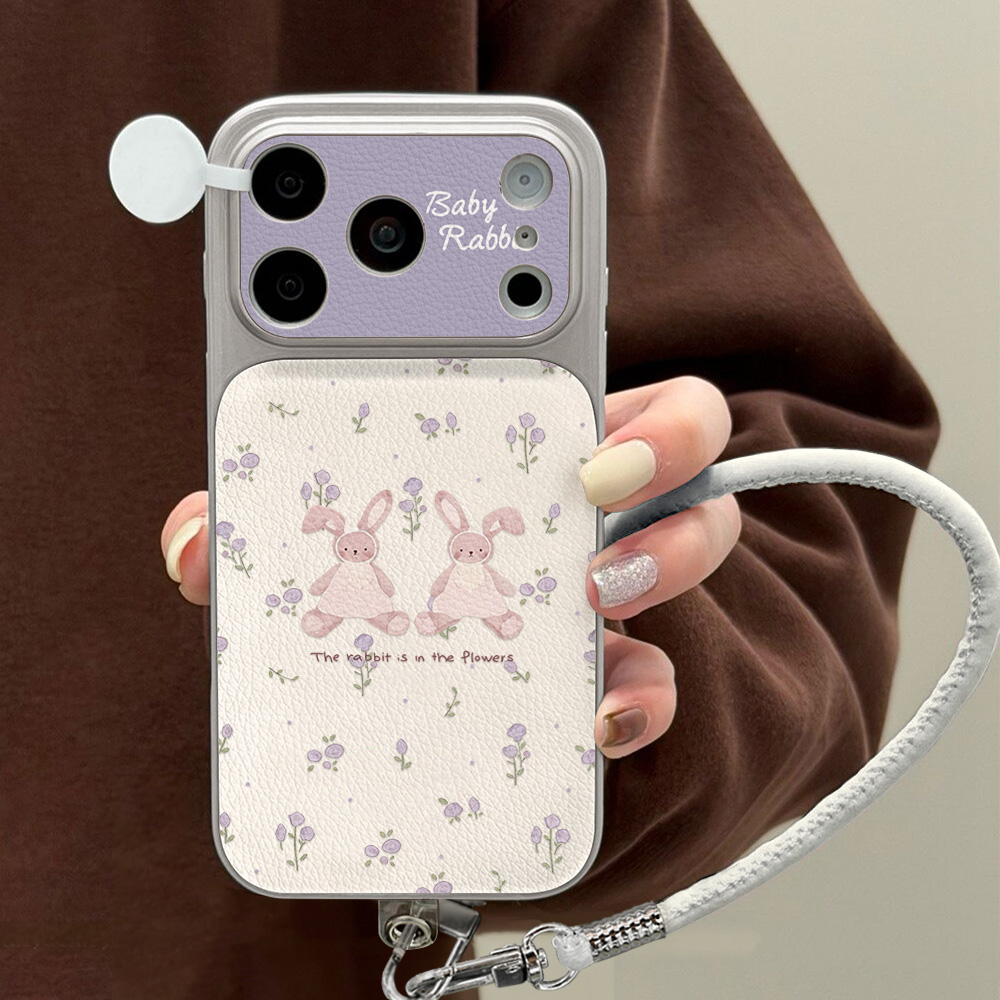 Cute Rubbit PU Leather Phone C - Phone Cases Amazon 评论和价格