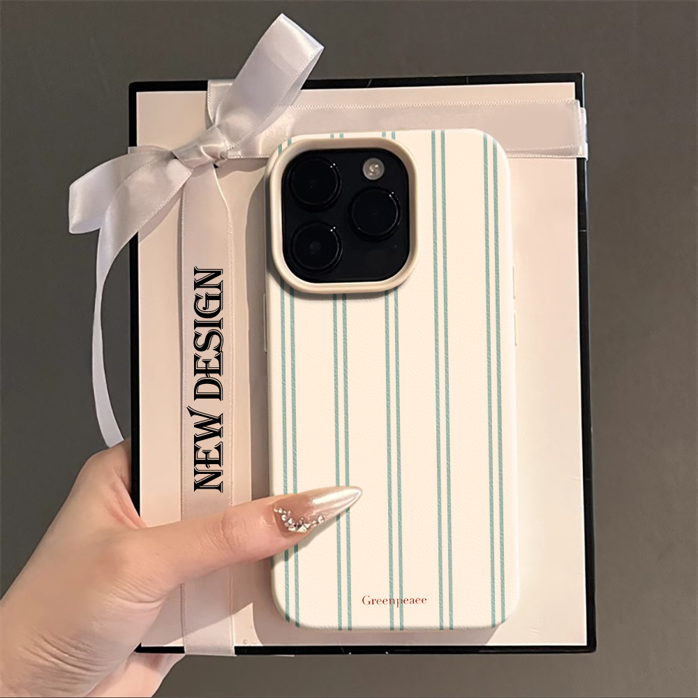Pink Stripe Print Summer Phone - Phone Cases Pink 评论和价格