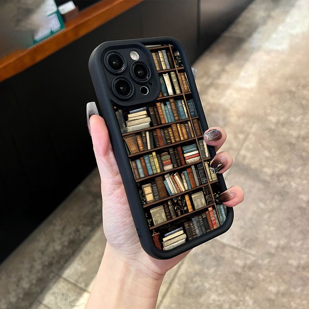 Book Shelf Creative Pattern Ph - Phone Cases Otterbox 评论和价格