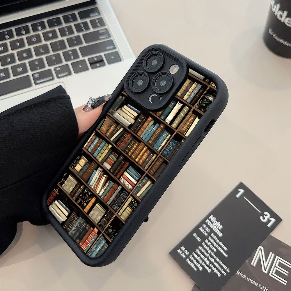 Book Shelf Creative Pattern Ph - Phone Cases Otterbox 评论和价格