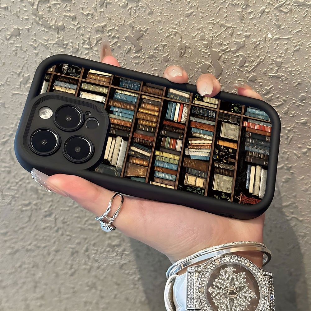 Book Shelf Creative Pattern Ph - Phone Cases Otterbox 评论和价格