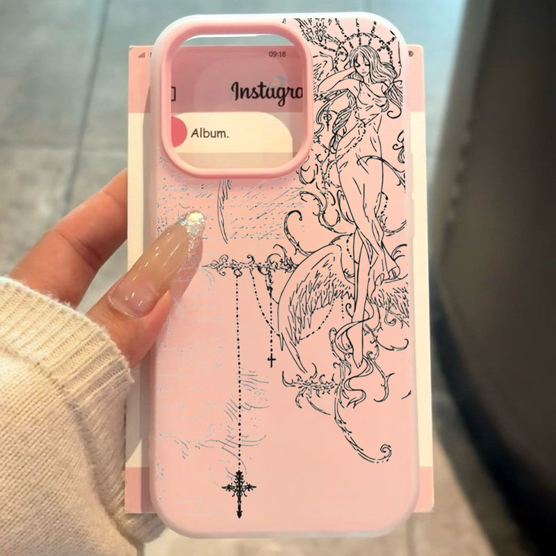 Gothic Style Angel Cross Line  - Phone Cases Galaxy S23 评论和价格