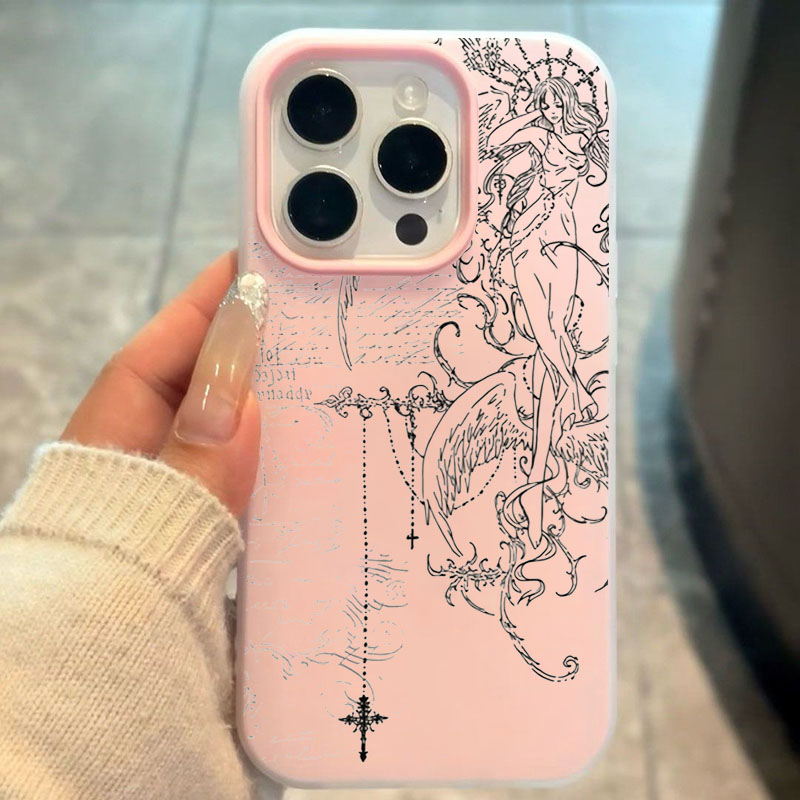 Gothic Style Angel Cross Line  - Phone Cases Galaxy S23 评论和价格