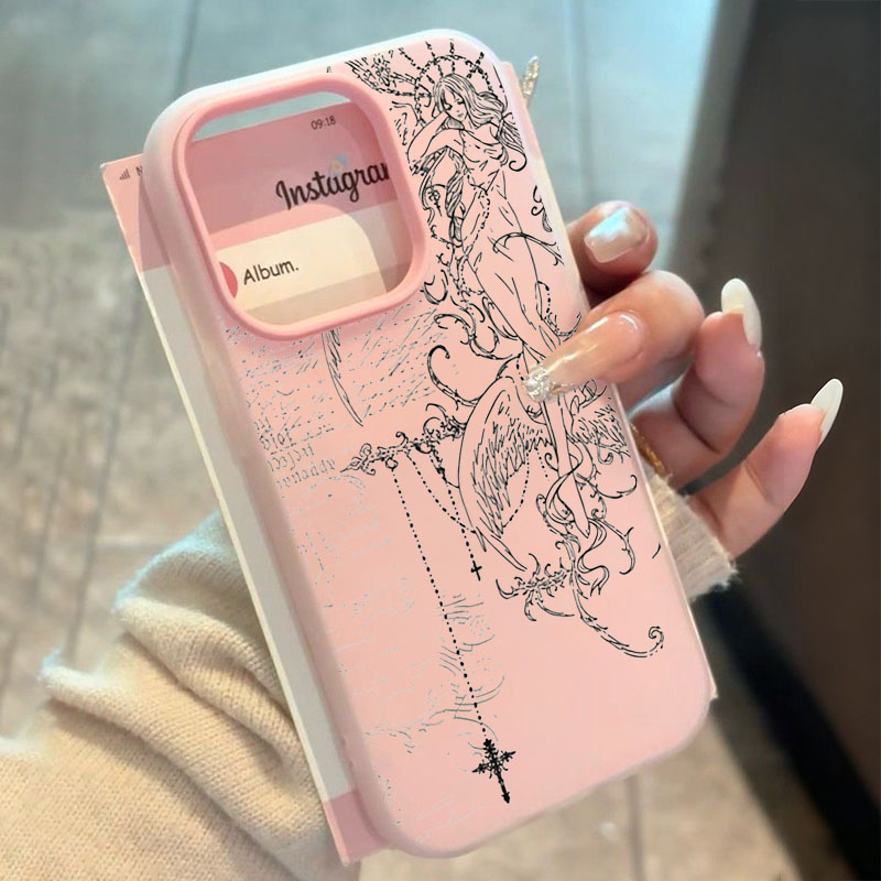 Gothic Style Angel Cross Line  - Phone Cases Galaxy S23 评论和价格