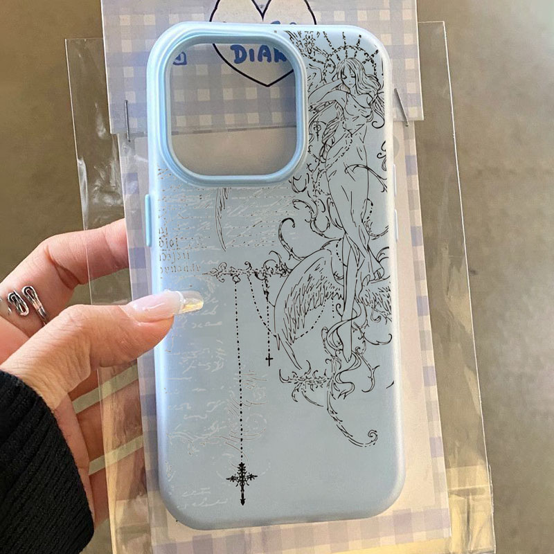 Gothic Style Angel Cross Line  - Phone Cases Galaxy S23 评论和价格
