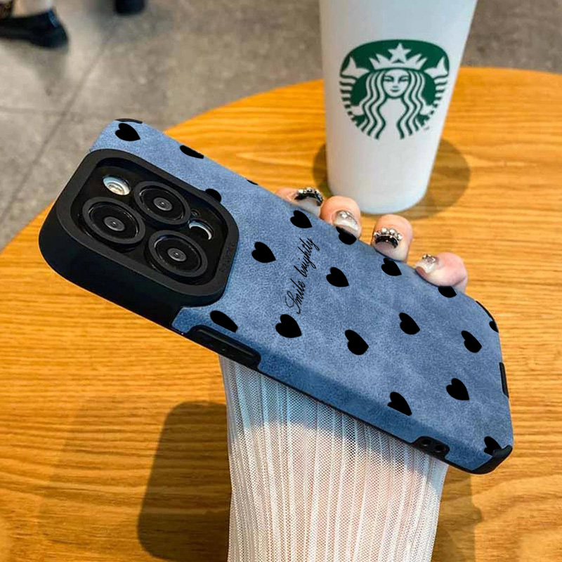 New Luxury Black Love Heart Ph - Phone Cases Otterbox 评论和价格