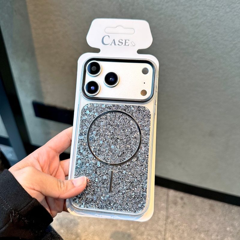 Luxury Giltter for Magsafe Cas - Phone Cases That Charge Your Phone 评论和价格