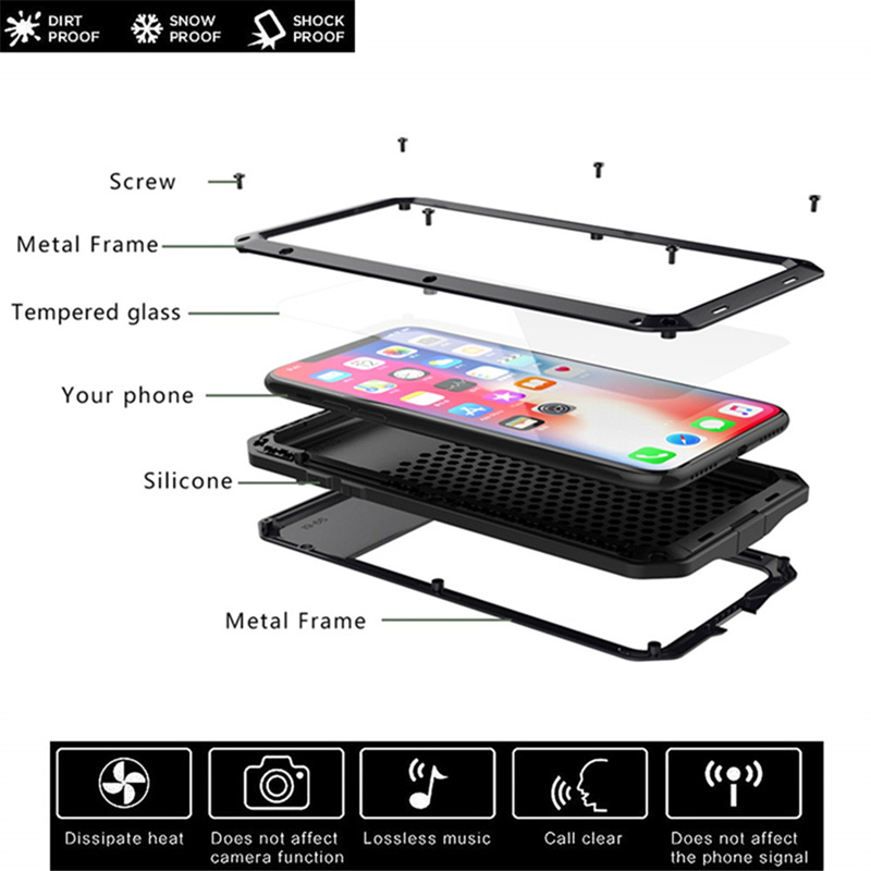 Armor Metal Aluminum Shockproo - Phone Cases That Charge Your Phone 评论和价格