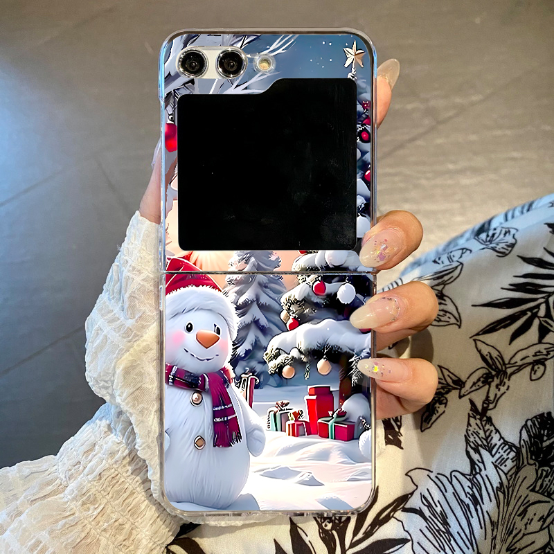 Christmas Snowman Elk Phone Ca - Phone Cases Clear 评论和价格