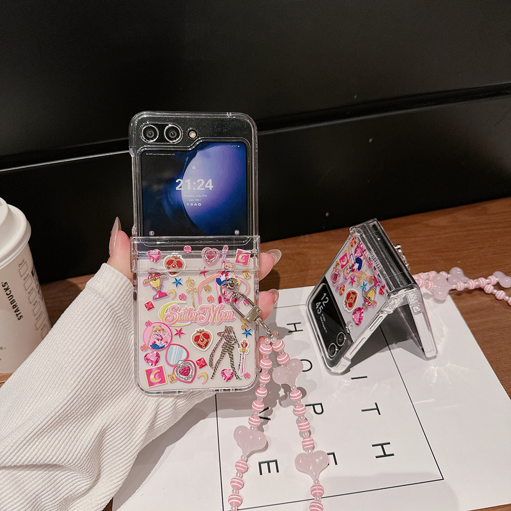 Cute Cartoon Japan Anime Sailo - Phone Cases Z Flip 5 评论和价格