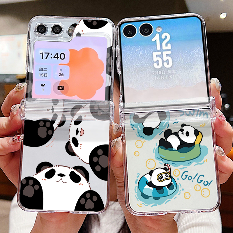 Cute Panda Pattern Phone Case  - Phone Cases Z Flip 5 评论和价格