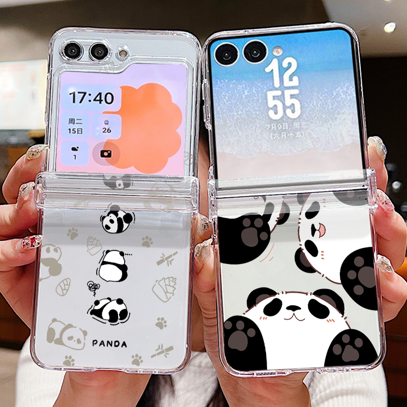 Cute Panda Pattern Phone Case  - Phone Cases Z Flip 5 评论和价格