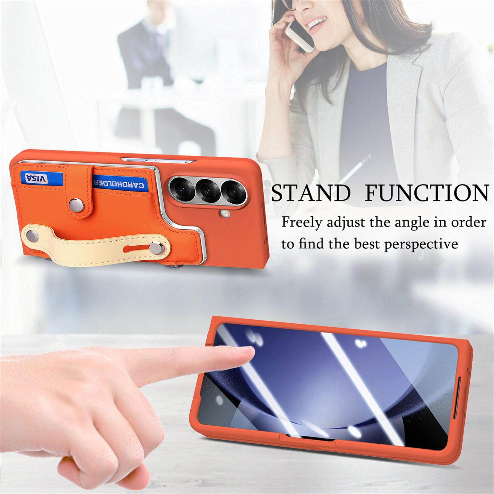 Wrist Strap Card Slot Full Cov - Slim Card Slot Case 评论和价格