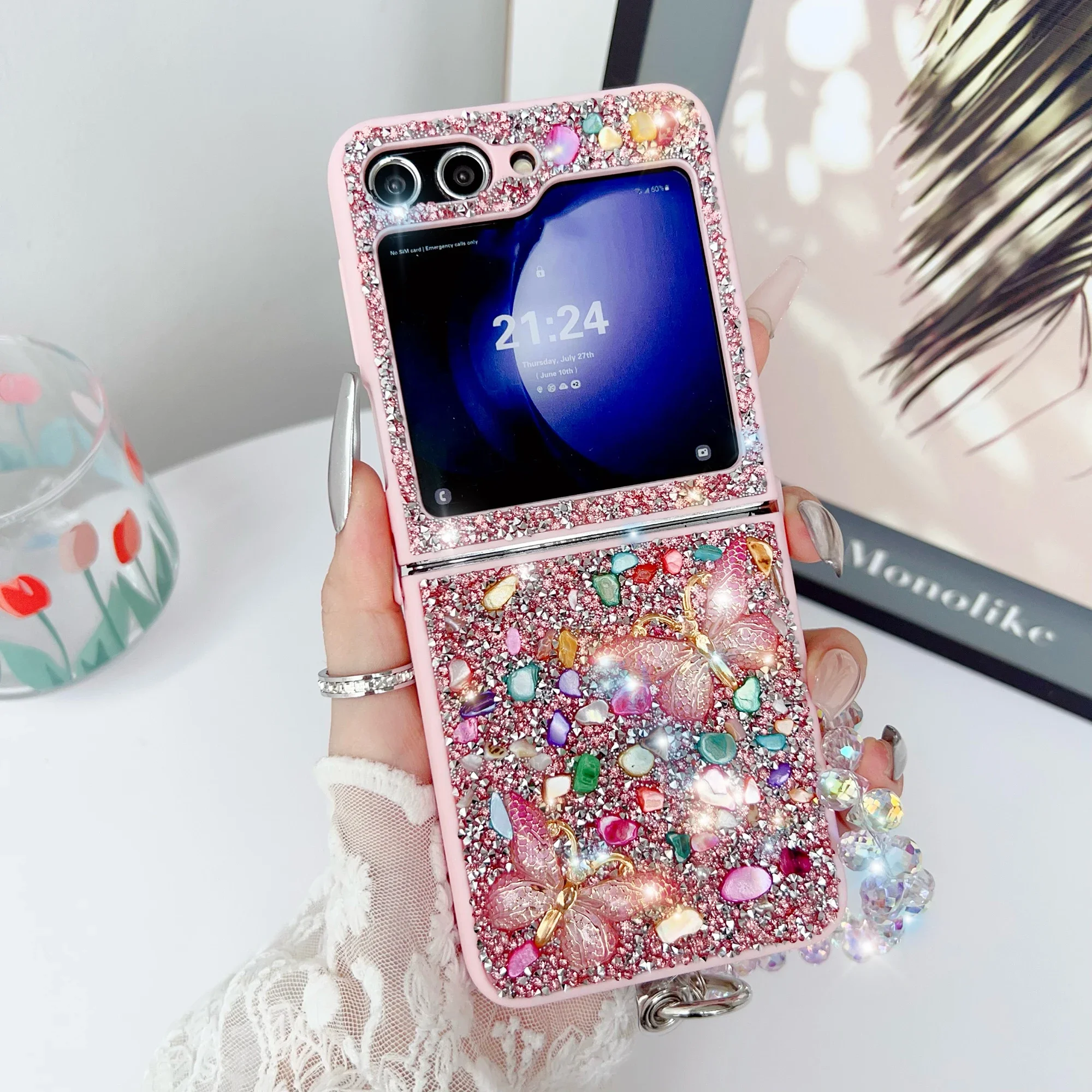 Luxury Glitter Phone Case For  - Phone Cases Z Flip 5 评论和价格