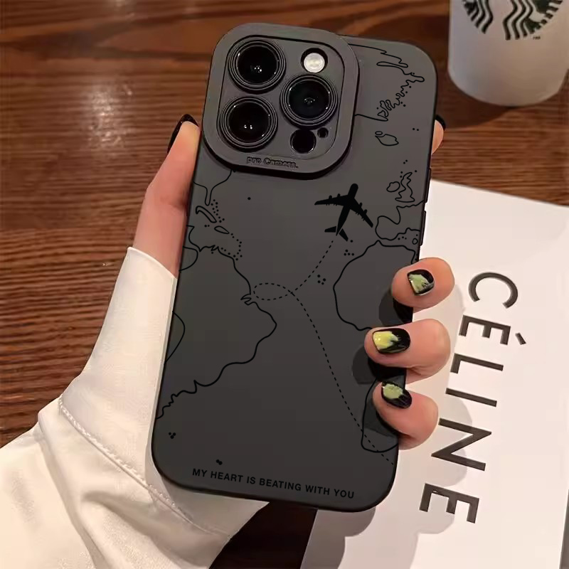 Travel-spired Airplane Route B - Phone Cases Mous 评论和价格