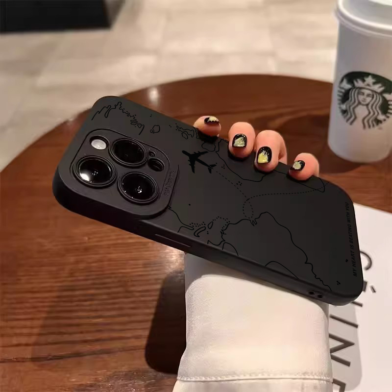 Travel-spired Airplane Route B - Phone Cases Mous 评论和价格