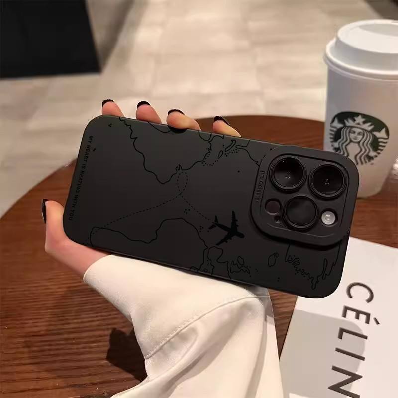 Travel-spired Airplane Route B - Phone Cases Mous 评论和价格