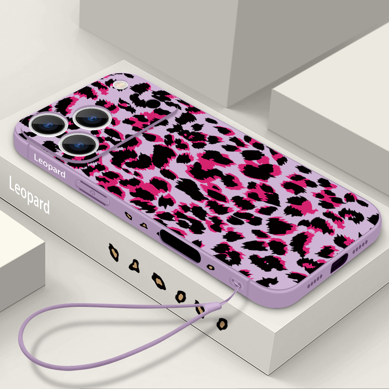 Leopard Print Pattern Lanyard  - Phone Cases Leopard Print 评论和价格