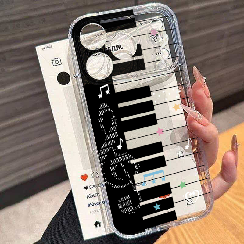 Letter Music Note Painted Phon - Phone Cases Xiaomi 14T 评论和价格