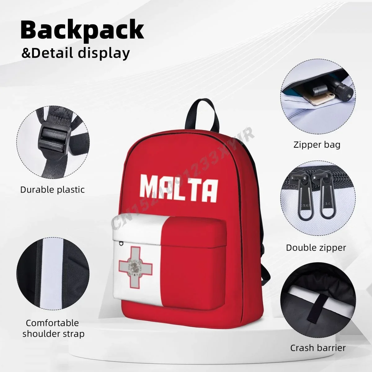 Custom Bag Unisex Backpack Mal - Phone Cases Malta 评论和价格
