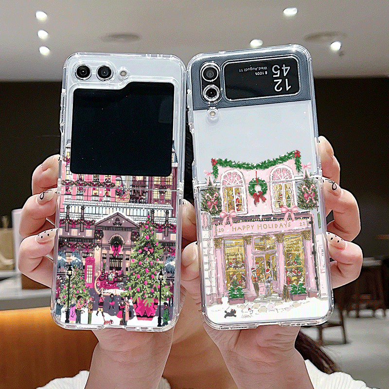 Rural Building Snow Scenery Ch - Phone Cases Z Flip 5 评论和价格