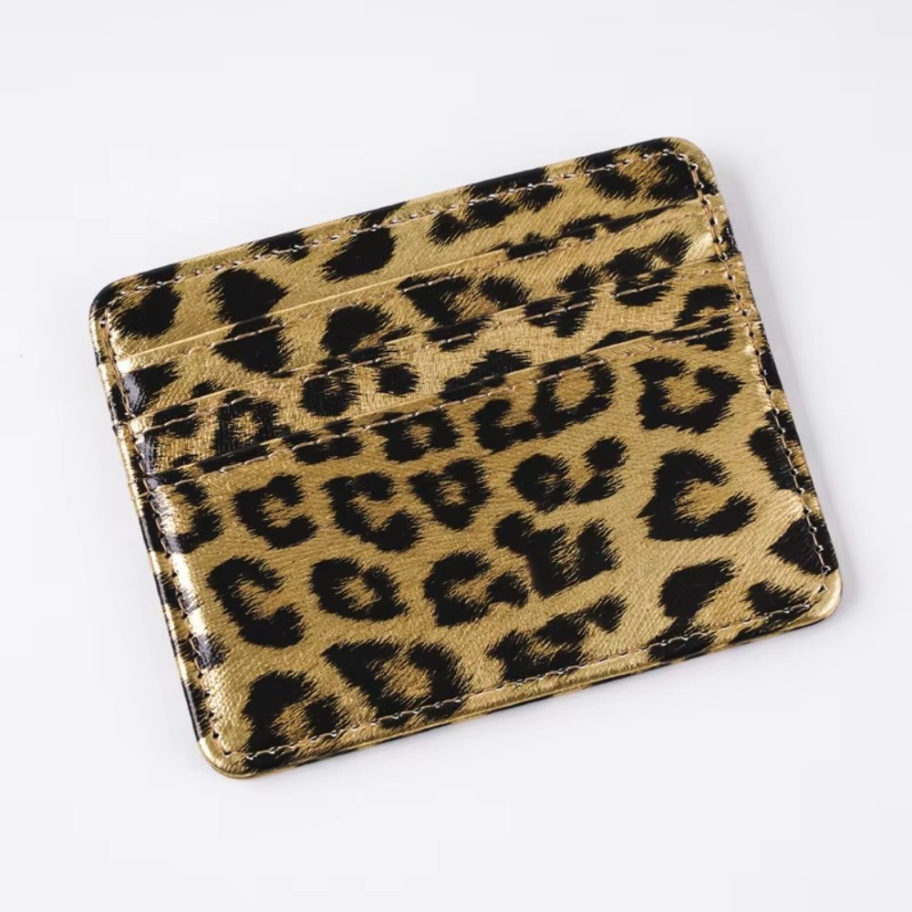 Classics PU Leather Leopard Pr - Slim Card Slot Case 评论和价格