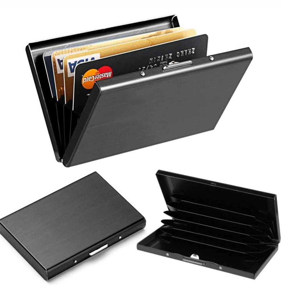 Slim Stainless Steel RFID Card - Slim Card Slot Case 评论和价格