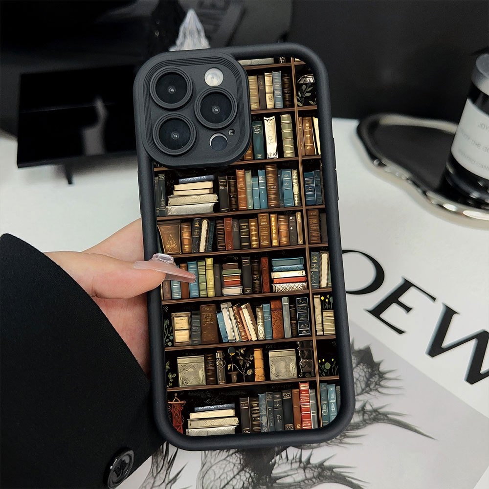 Book Shelf Creative Pattern Ph - Phone Cases Otterbox 评论和价格