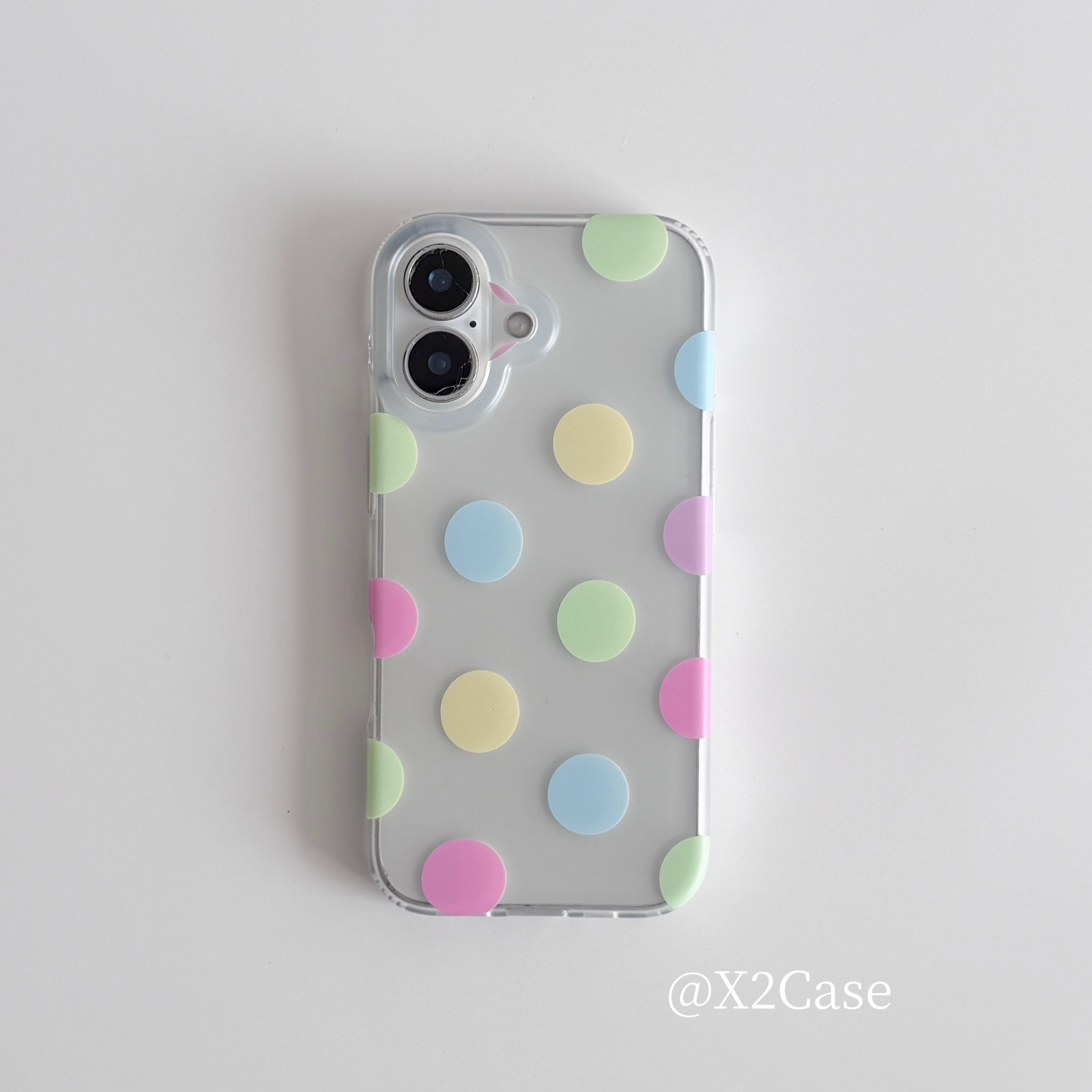 Korea Ins Colorful Polka Dots  - Phone Cases Otterbox 评论和价格