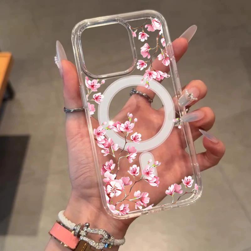 Luxury Pink INS Flowers Case F - Phone Cases Pink 评论和价格