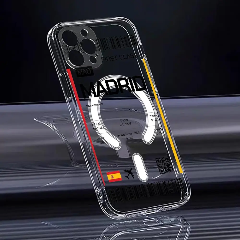 Travel Plane Ticket Spain Phon - Phone Cases Clear 评论和价格