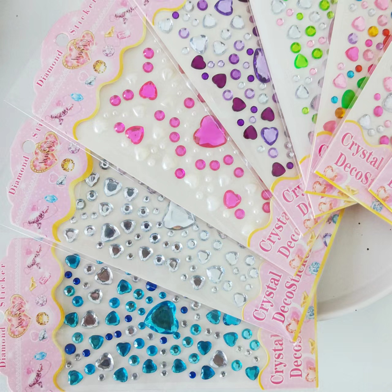 Heart 3D Stickers Diamond Vira - Phone Cases Viral 评论和价格