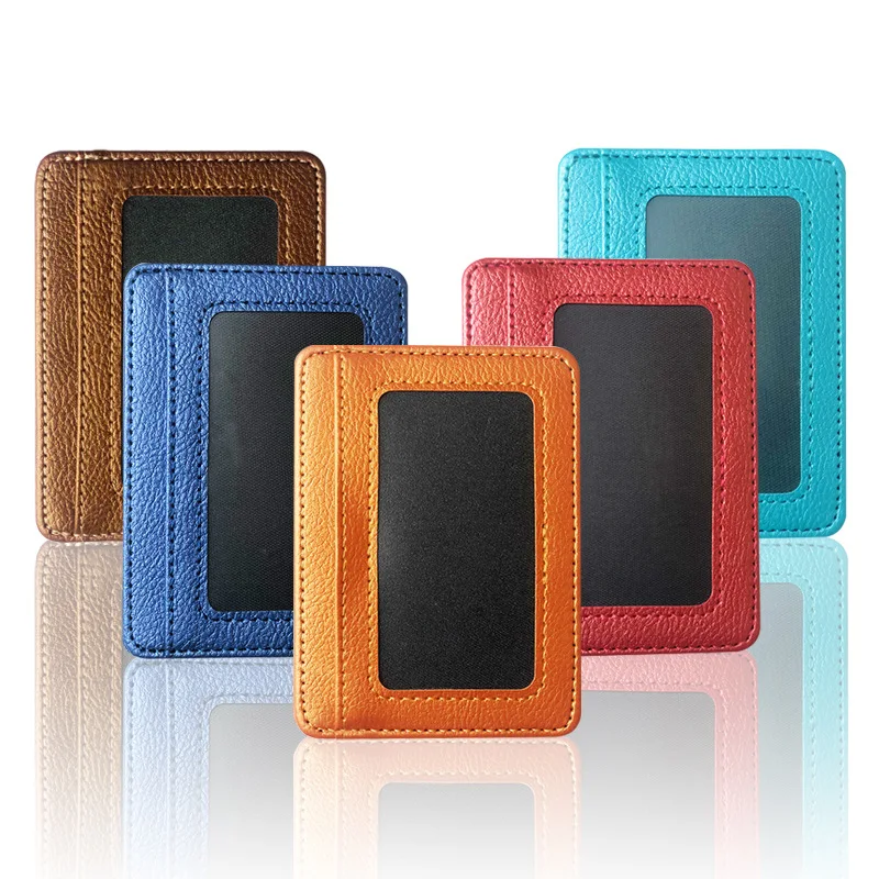 New Thin PU Leather Mini Walle - Slim Card Slot Case 评论和价格