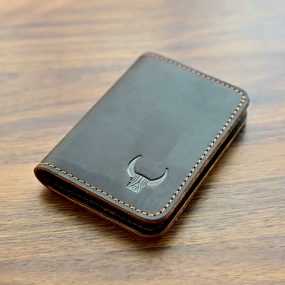 100% Genuine Leather Slim Cred - Slim Card Slot Case 评论和价格