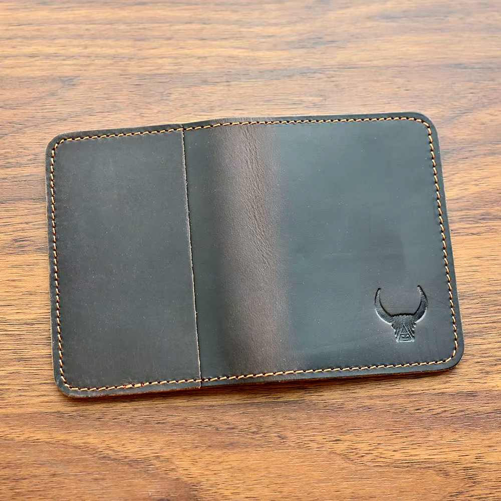 100% Genuine Leather Slim Cred - Slim Card Slot Case 评论和价格