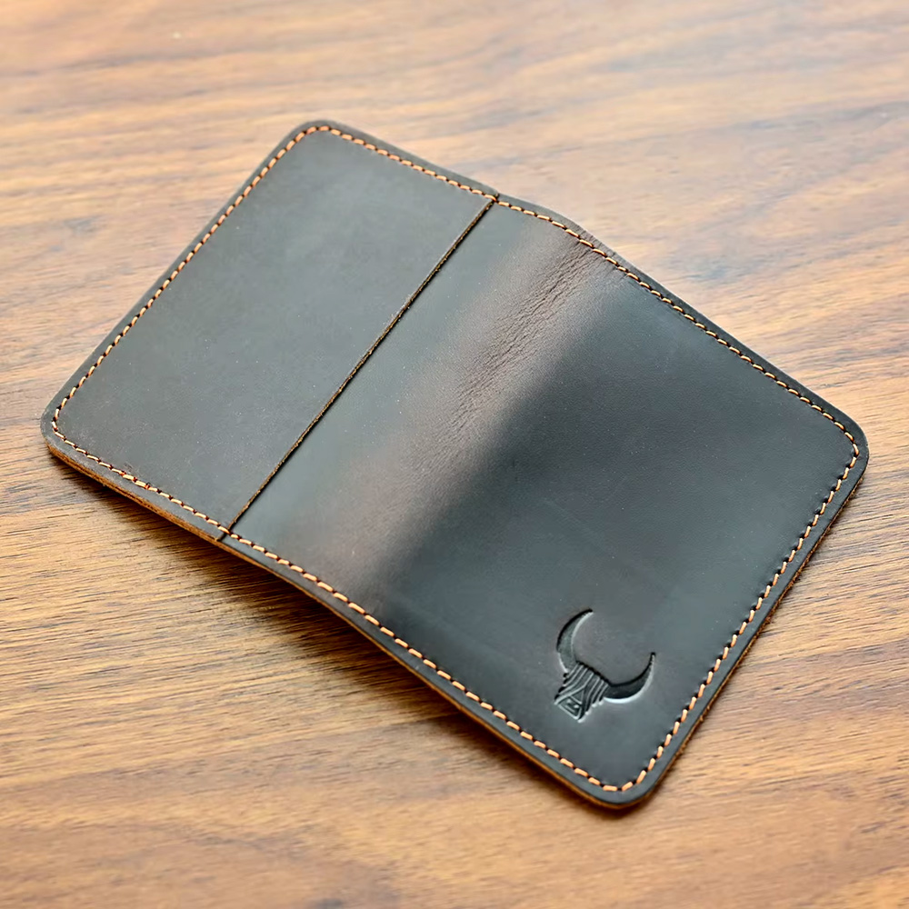 100% Genuine Leather Slim Cred - Slim Card Slot Case 评论和价格