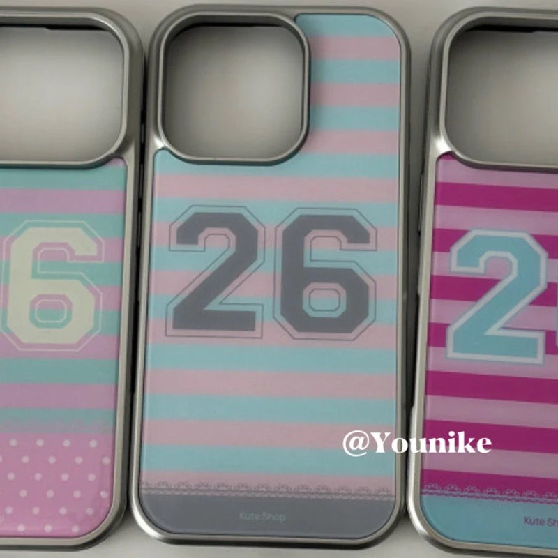 Clmj Korean Ins Stripe Polka D - Phone Cases That Charge Your Phone 评论和价格