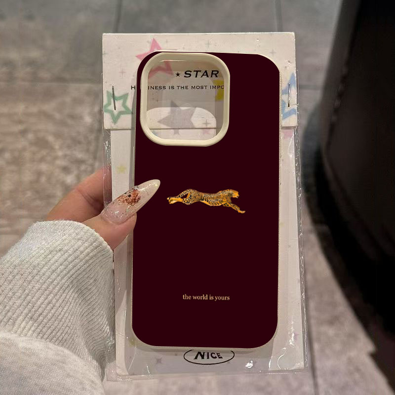 Minimalist Leopard Running Pat - Phone Cases Leopard Print 评论和价格