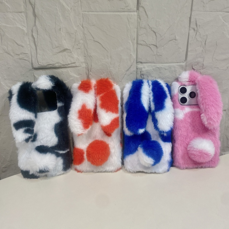 Cute Rabbit Design Fluffy Phon - Phone Cases Apple 评论和价格