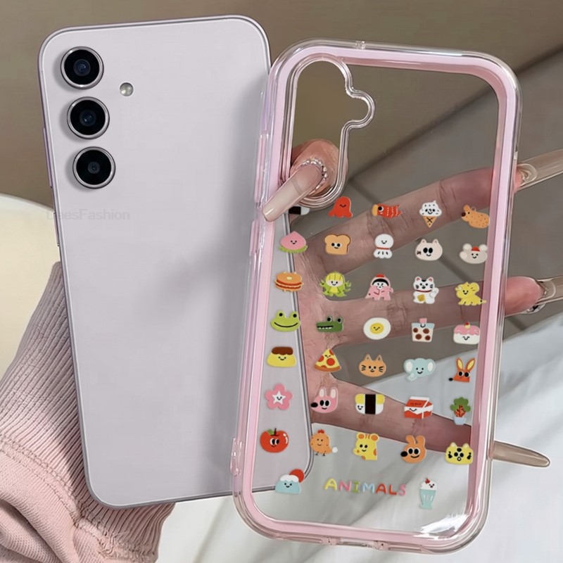 Cute Cat Dog TPU Clear Pink Ph - Phone Cases Pink 评论和价格