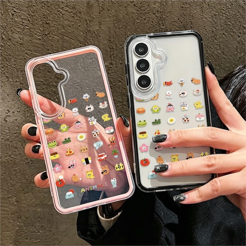 Cute Cat Dog TPU Clear Pink Ph - Phone Cases Pink 评论和价格