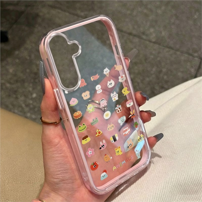 Cute Cat Dog TPU Clear Pink Ph - Phone Cases Pink 评论和价格