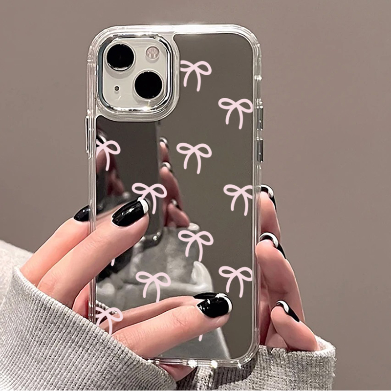 Cute Pink Black Bow Pattern Mi - Phone Cases Pink 评论和价格