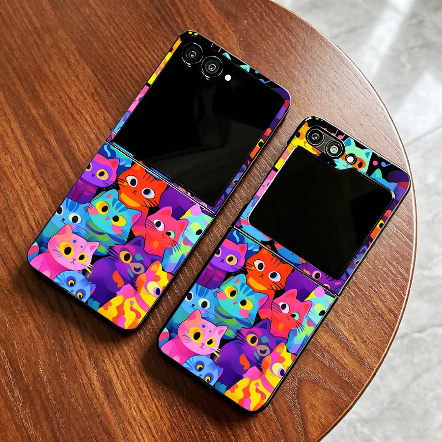 Full Cover Cat Phone Cover Cas - Phone Cases Z Flip 5 评论和价格