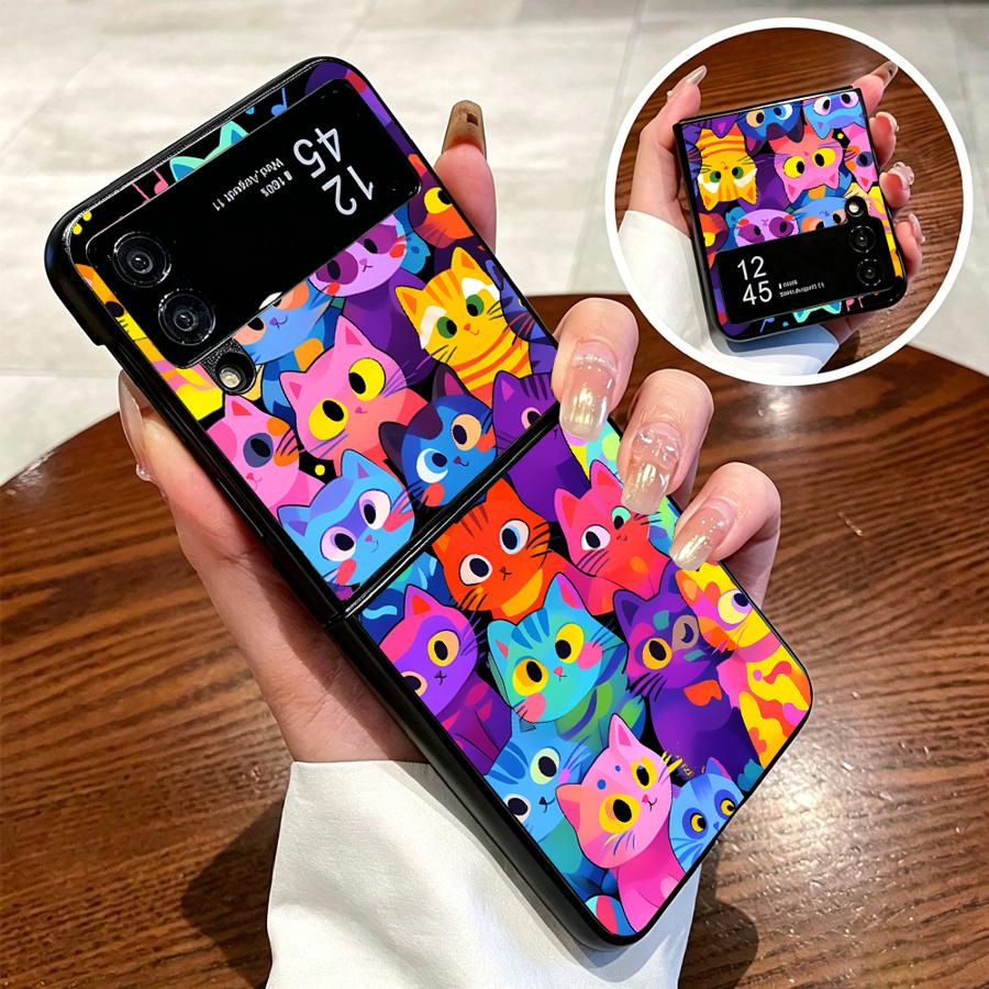 Full Cover Cat Phone Cover Cas - Phone Cases Z Flip 5 评论和价格